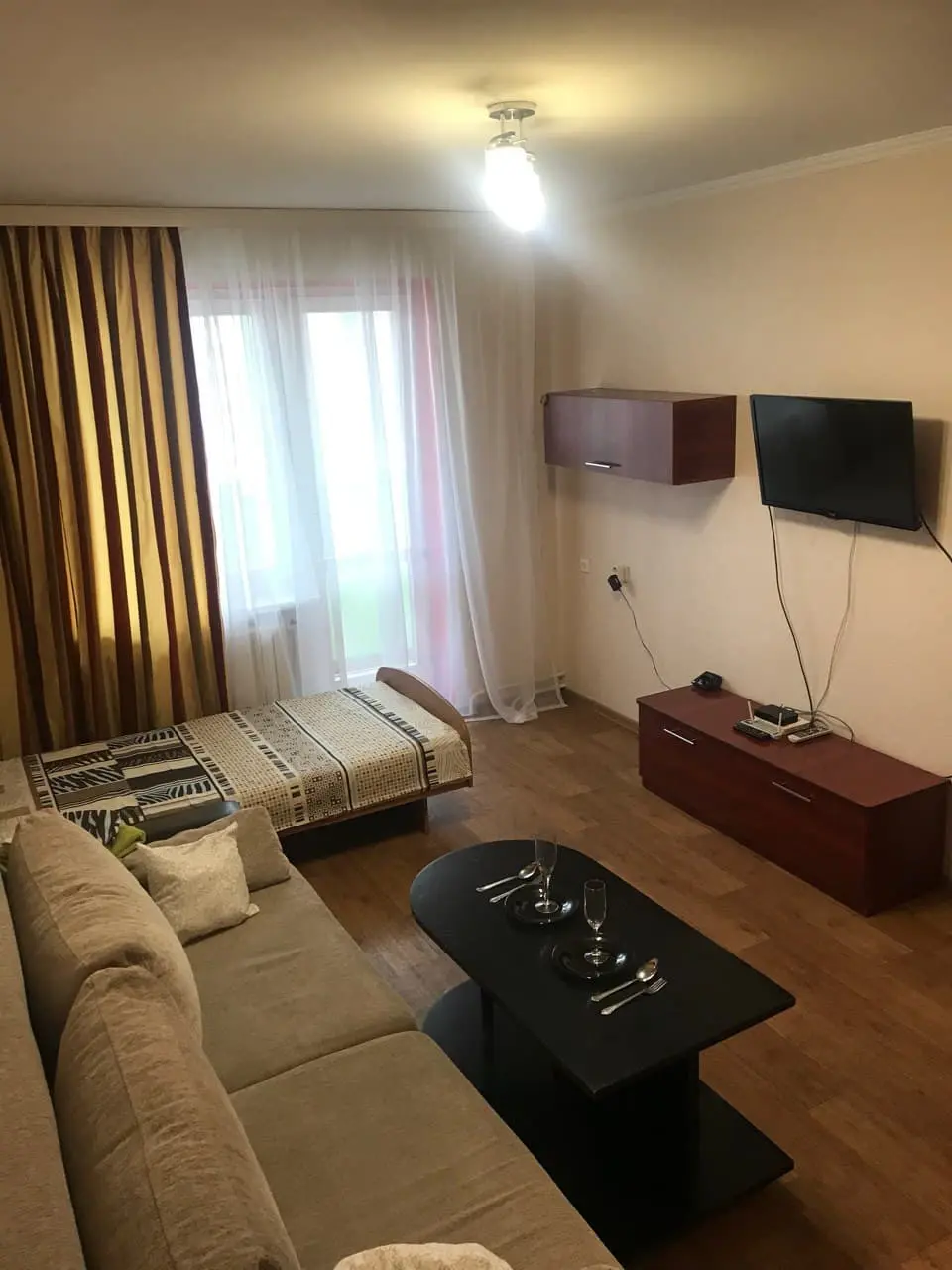 Interior of apartment for daily rent, Zhlobin, 31