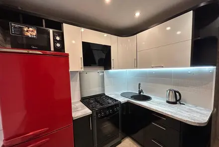 Interior of apartment for daily rent, Lida, Pobedy av. 1