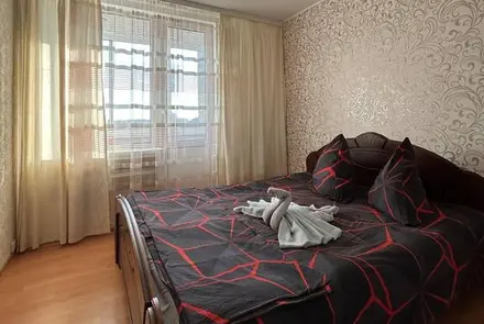 One-bedroom apartment for daily rent in Molodechno, ул. Строителей 13