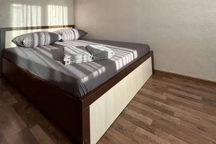One-bedroom apartment for daily rent in Rechitsa, Stroitelej st. 21